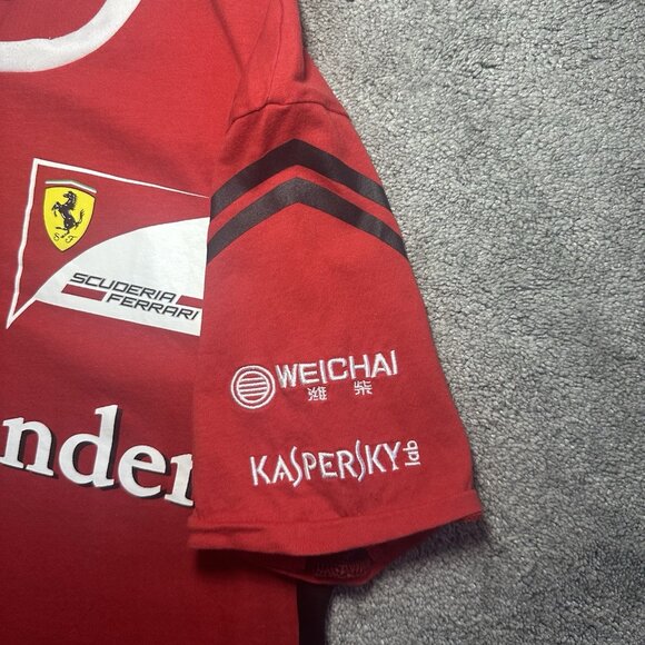 Puma & Scuderia Ferrari T-Shirt Mens Medium F1 Team Santander Racing Formula 1 - Picture 4 of 13